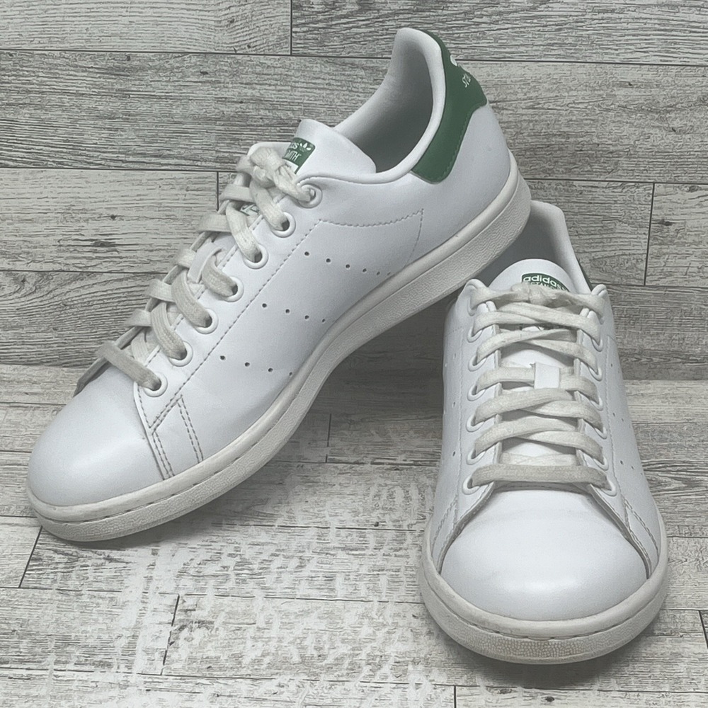 Adidas Originals Stan Smith White Green Sneakers‎ Q47226 Women Size 7